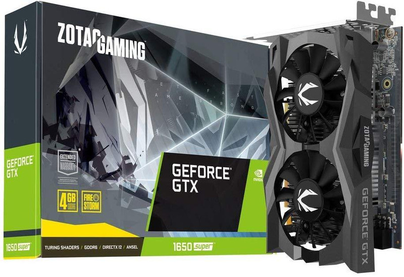 Zotac GTX 1650 Super 4GB GDDR6 PCI-E Gen 3x4 - Graphics Card - كرت الشاشة